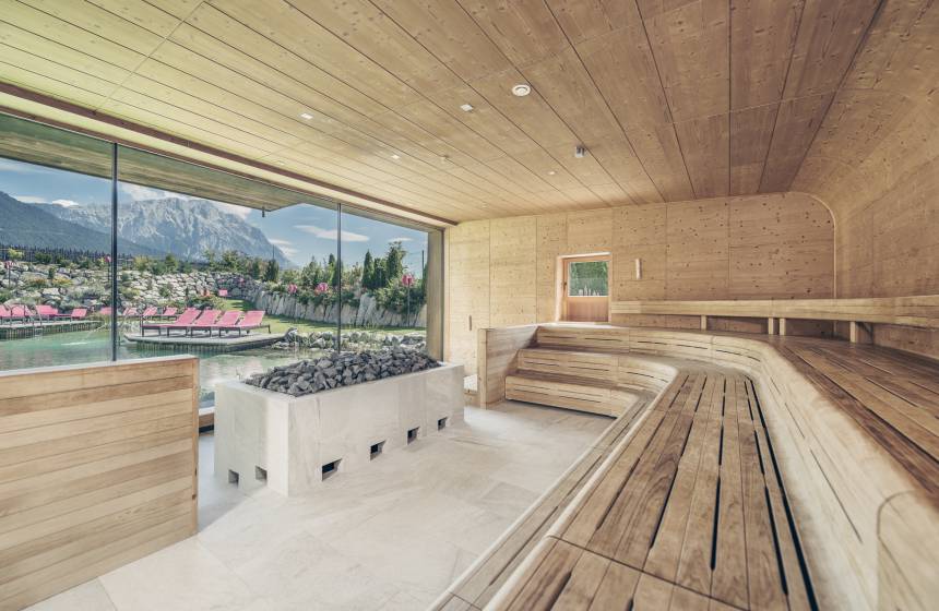 Sauna "Bergsee" im Alpenresort Schwarz